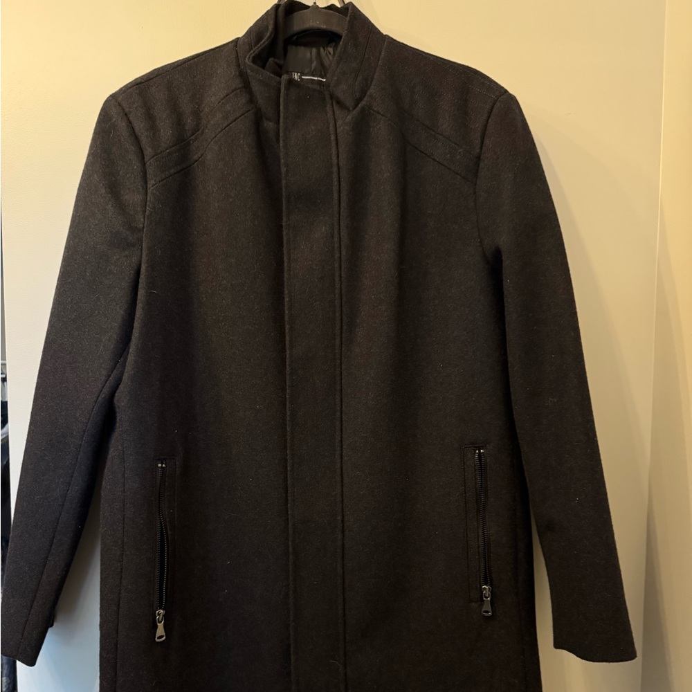 Men's INC Black Pea Coat